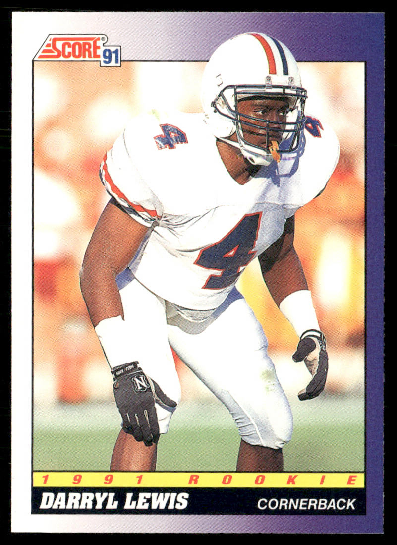 Darryll Lewis 1991 Score #601 RC Arizona Wildcats