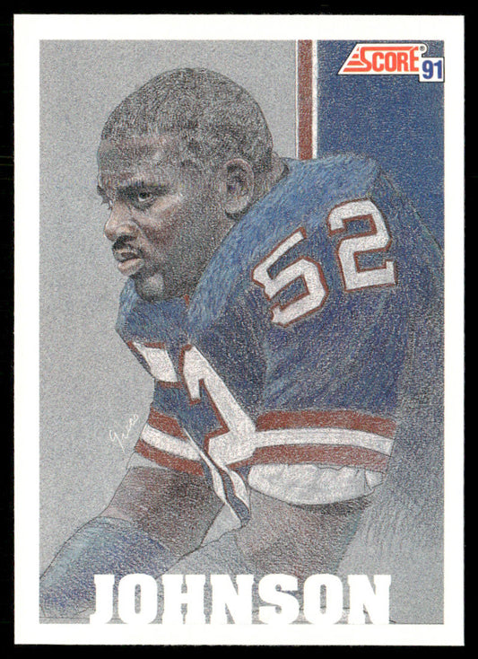 Pepper Johnson 1991 Score #635 New York Giants