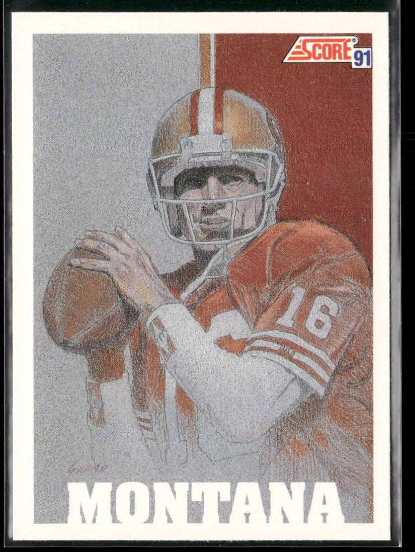 Joe Montana 1991 Score #620 San Francisco 49ers