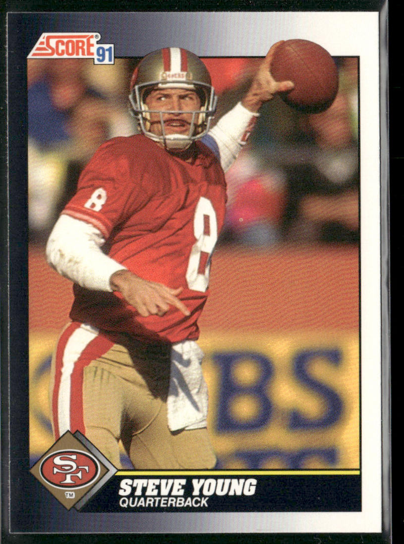 Steve Young 1991 Score #505 San Francisco 49ers