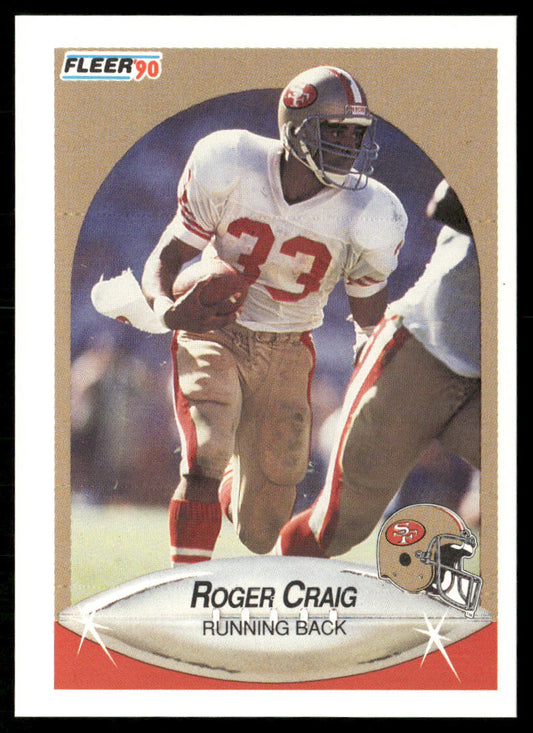 Roger Craig 1990 Fleer #5 San Francisco 49ers