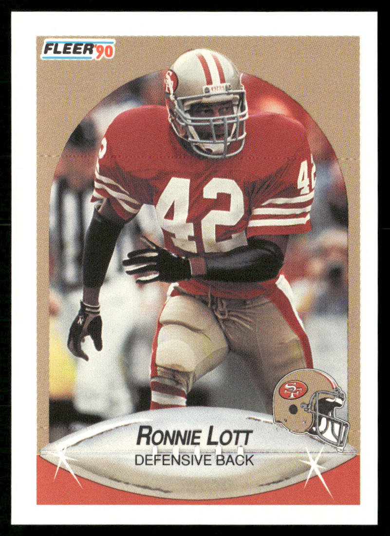 Ronnie Lott 1990 Fleer #9 San Francisco 49ers