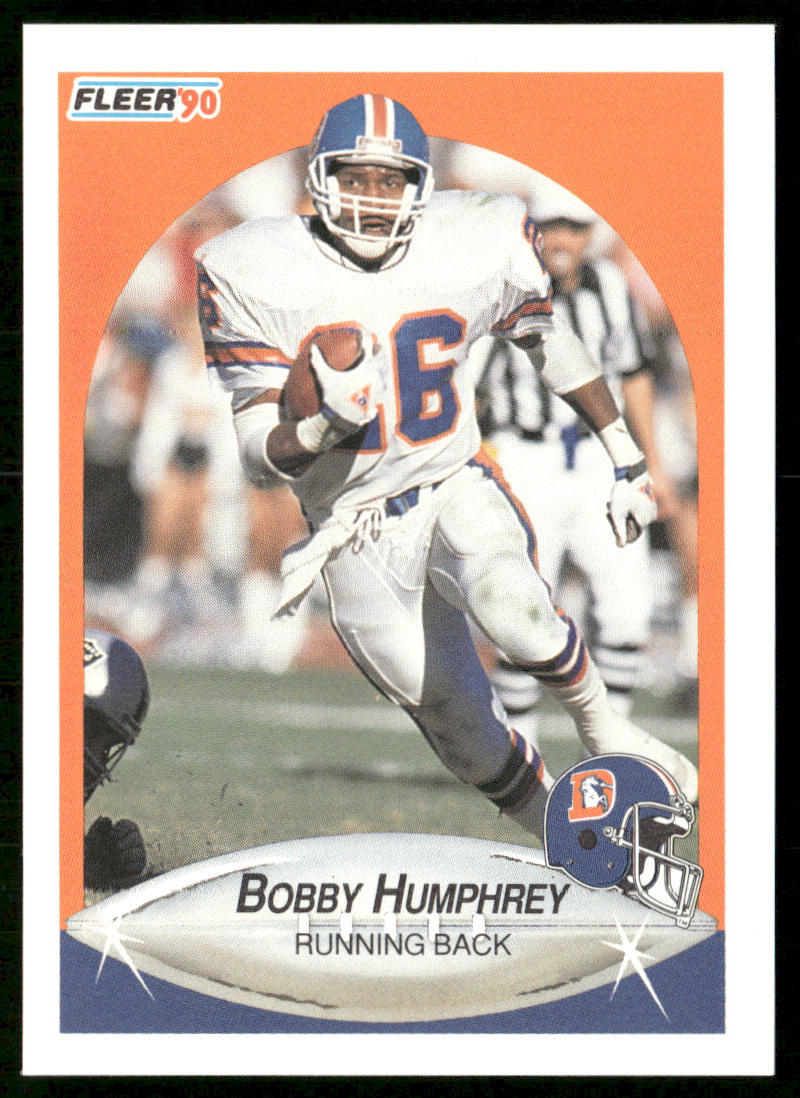 Bobby Humphrey 1990 Fleer #23 Denver Broncos