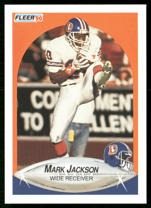 Mark Jackson 1990 Fleer #24b Denver Broncos