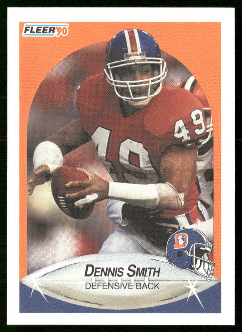 Dennis Smith 1990 Fleer #31 Denver Broncos