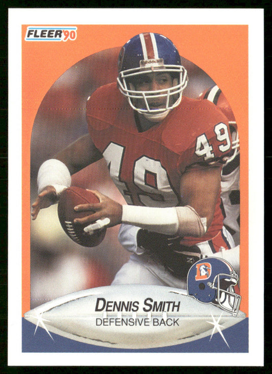 Dennis Smith 1990 Fleer #31 Denver Broncos