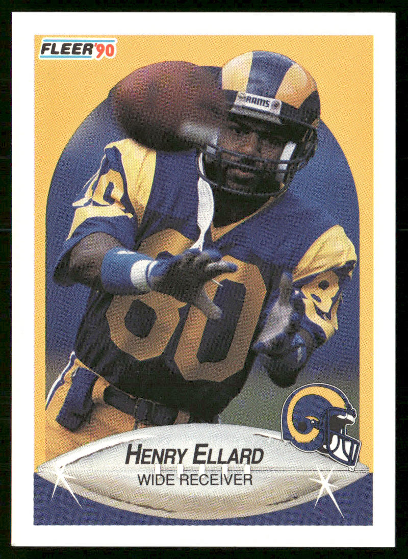 Henry Ellard 1990 Fleer #35 Los Angeles Rams