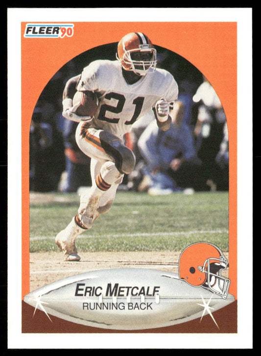 Eric Metcalf 1990 Fleer #55b Cleveland Browns