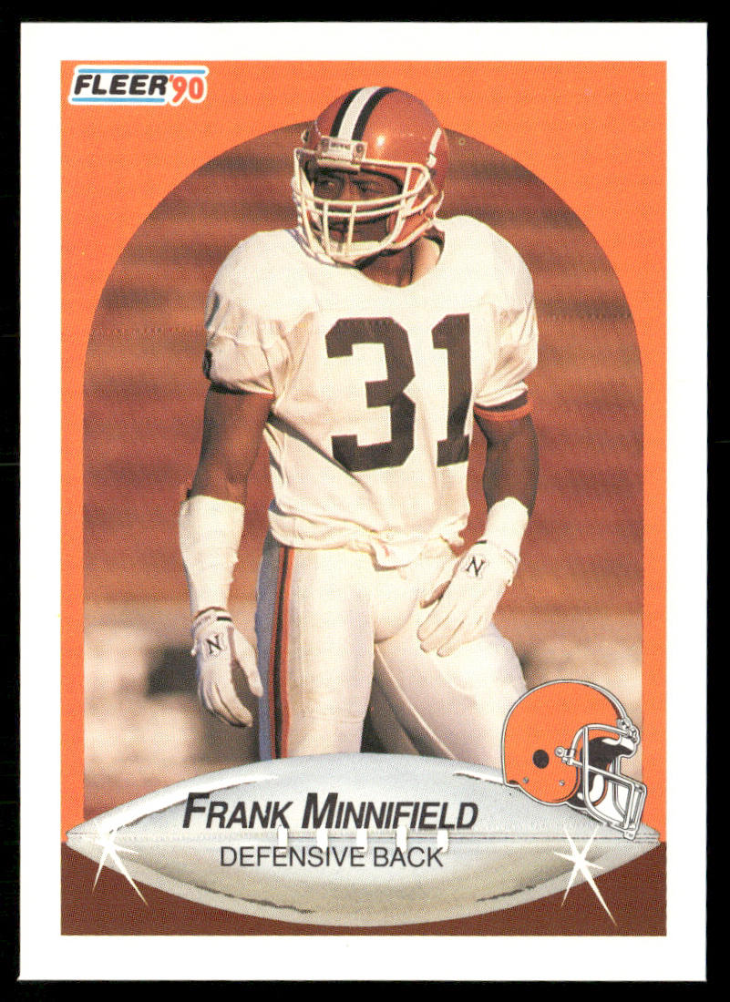 Frank Minnifield 1990 Fleer #56b Cleveland Browns