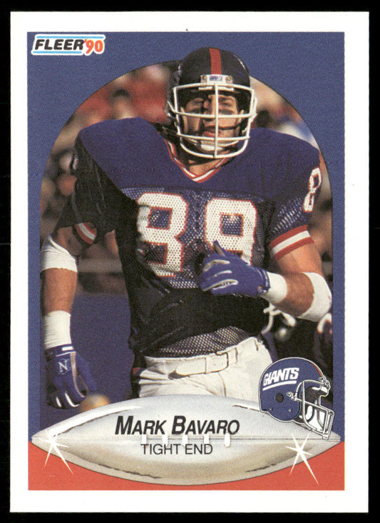 Mark Bavaro 1990 Fleer #64 New York Giants