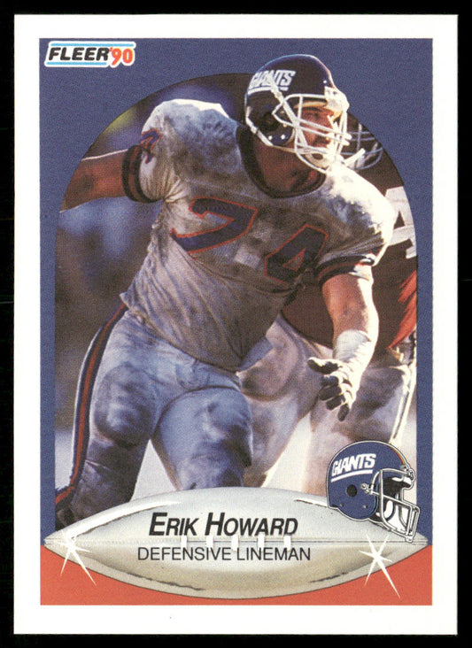 Erik Howard 1990 Fleer #68 New York Giants