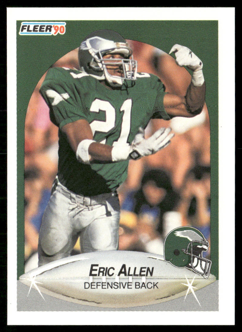 Eric Allen 1990 Fleer #78 Philadelphia Eagles