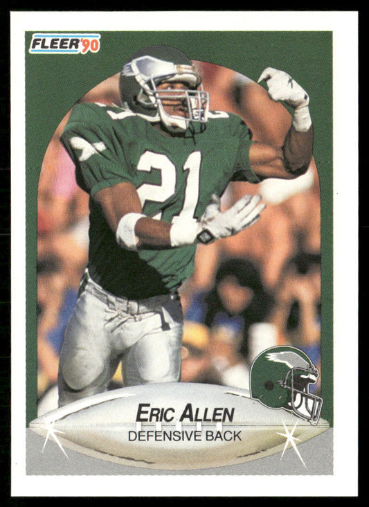 Eric Allen 1990 Fleer #78 Philadelphia Eagles