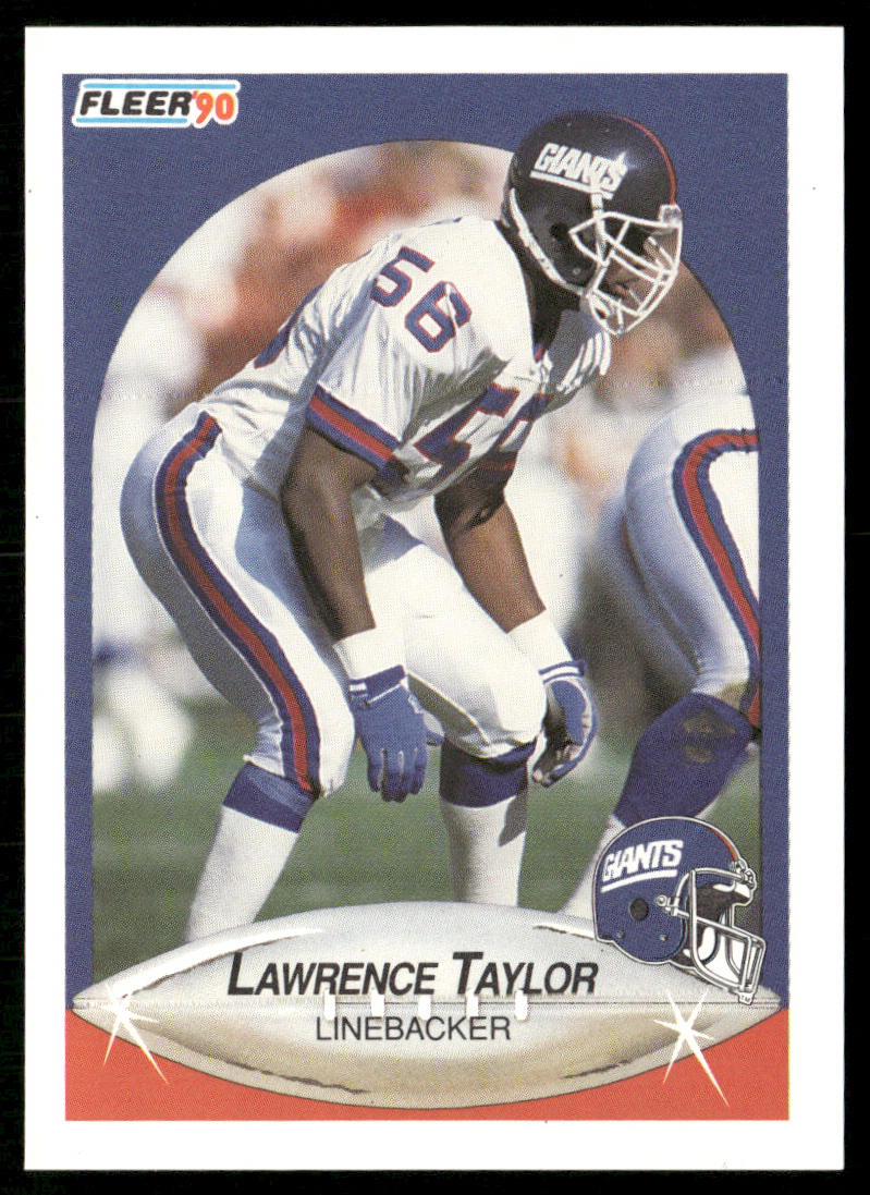 Lawrence Taylor 1990 Fleer #77 New York Giants