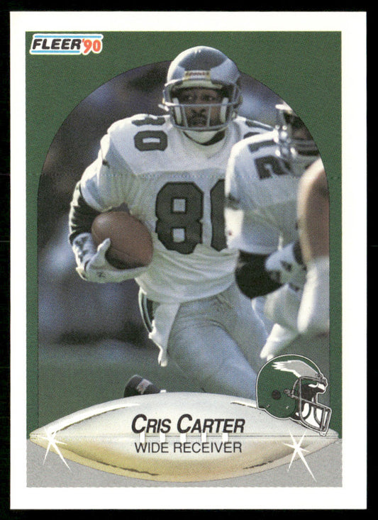 Cris Carter 1990 Fleer #81 Philadelphia Eagles