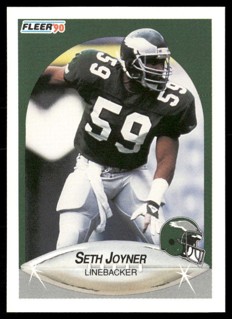 Seth Joyner 1990 Fleer #87 Philadelphia Eagles