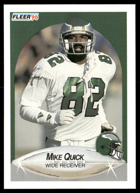 Mike Quick 1990 Fleer #88 Philadelphia Eagles