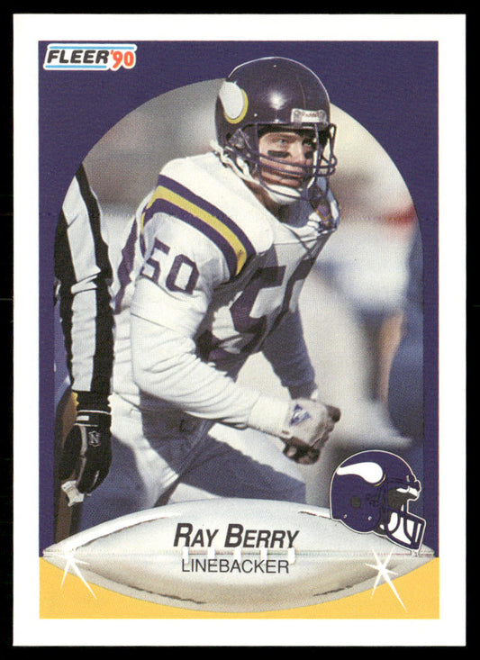 Ray Berry 1990 Fleer #94 Minnesota Vikings