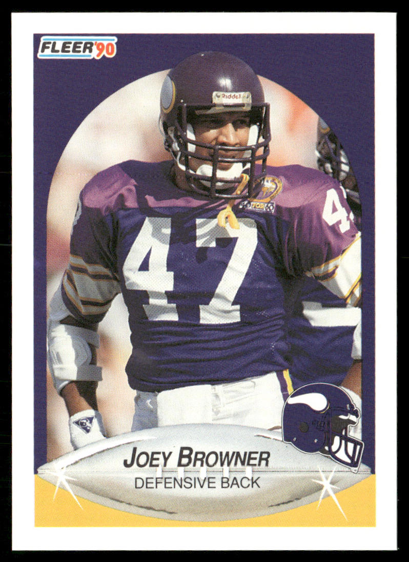 Joey Browner 1990 Fleer #95 Minnesota Vikings