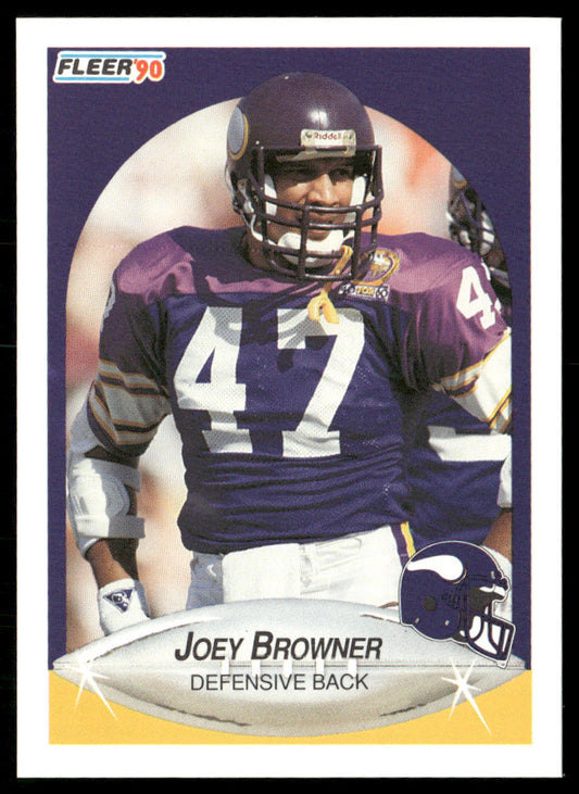 Joey Browner 1990 Fleer #95 Minnesota Vikings