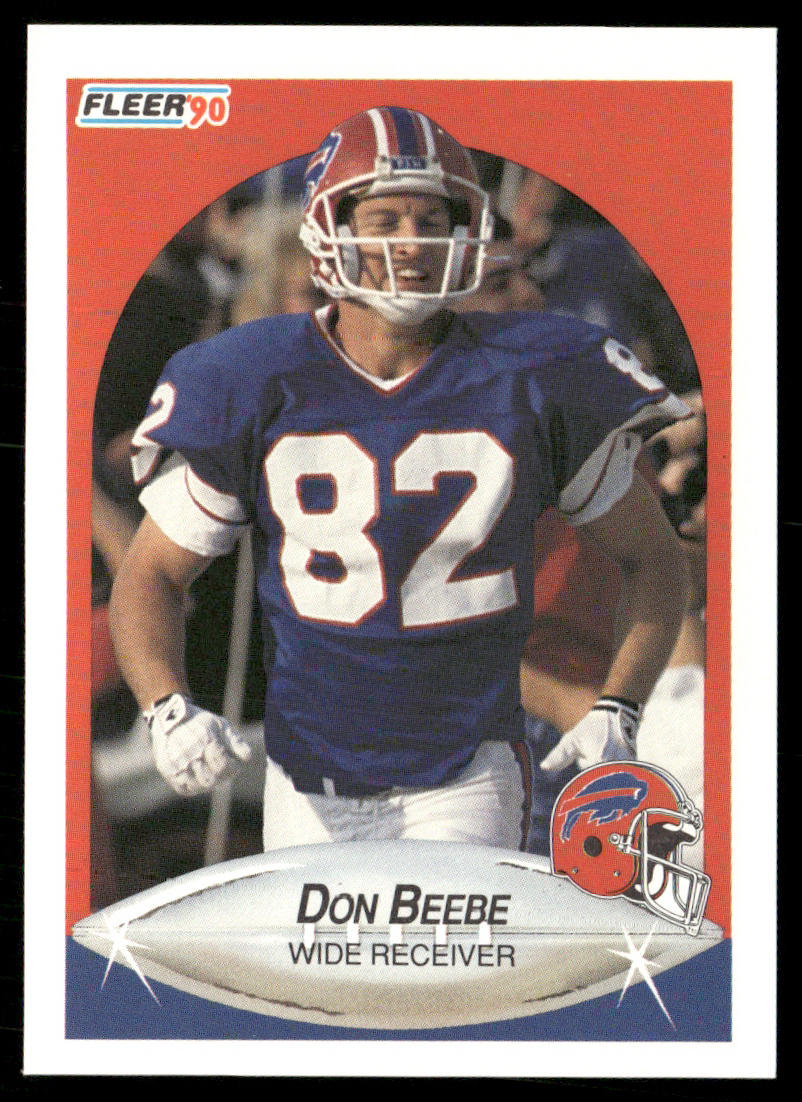 Don Beebe 1990 Fleer #110a Buffalo Bills
