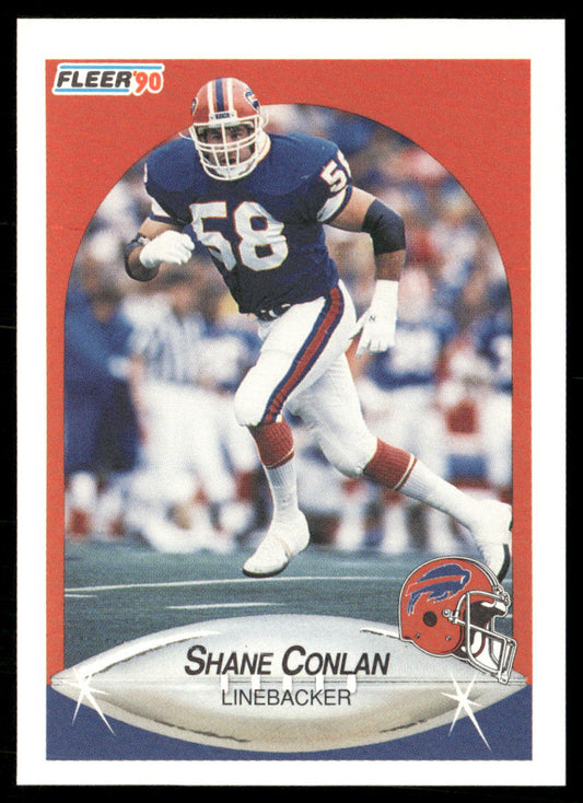 Shane Conlan 1990 Fleer #112 Buffalo Bills