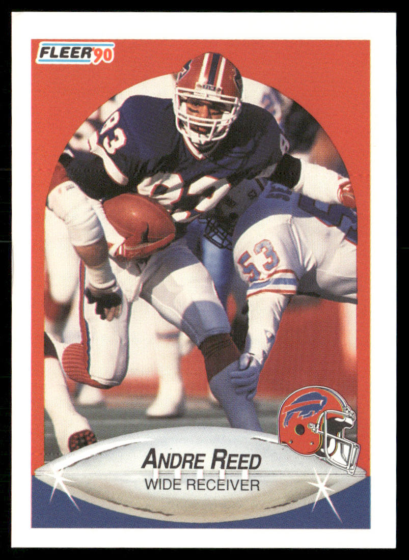 Andre Reed 1990 Fleer #119b Buffalo Bills