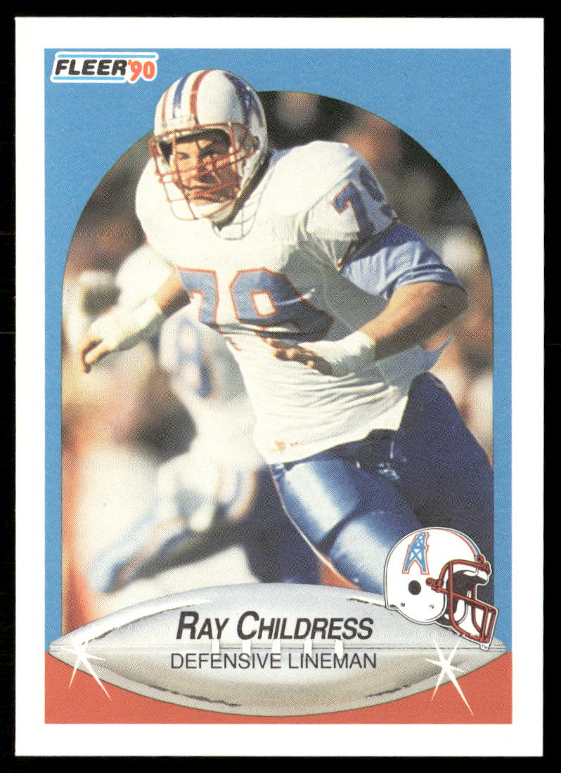Ray Childress 1990 Fleer #126 Houston Oilers