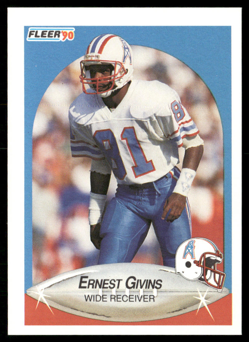 Ernest Givins 1990 Fleer #127 Houston Oilers