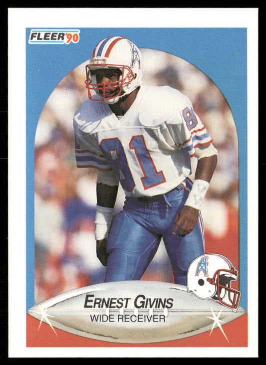 Ernest Givins 1990 Fleer #127 Houston Oilers
