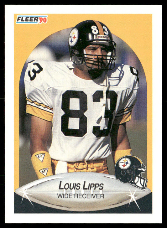 Louis Lipps 1990 Fleer #145 Pittsburgh Steelers