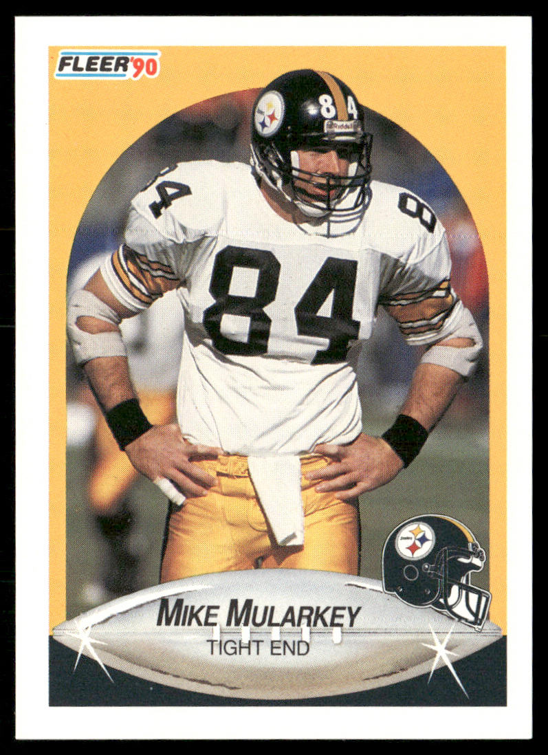 Mike Mularkey 1990 Fleer #148 RC Pittsburgh Steelers