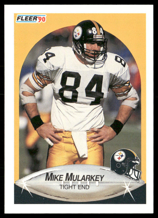 Mike Mularkey 1990 Fleer #148 RC Pittsburgh Steelers