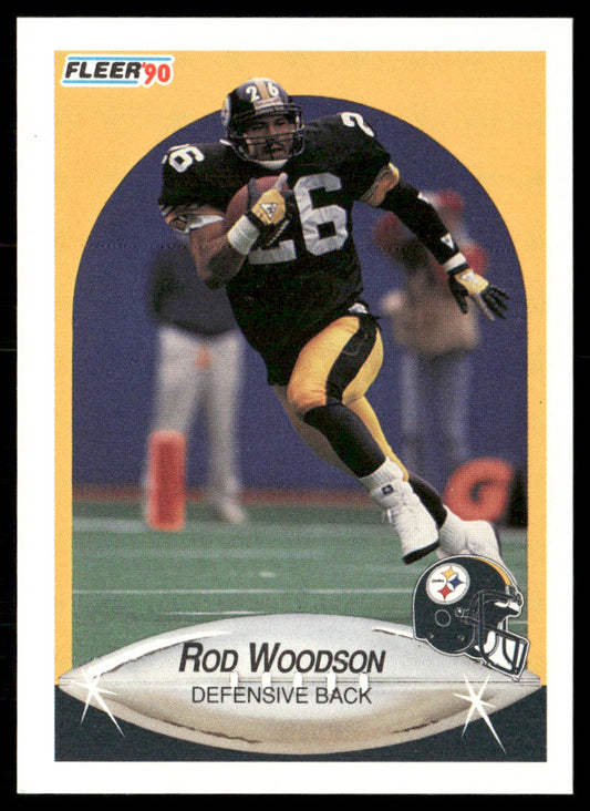 Rod Woodson 1990 Fleer #152 Pittsburgh Steelers