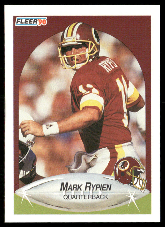 Mark Rypien 1990 Fleer #166 Washington Redskins