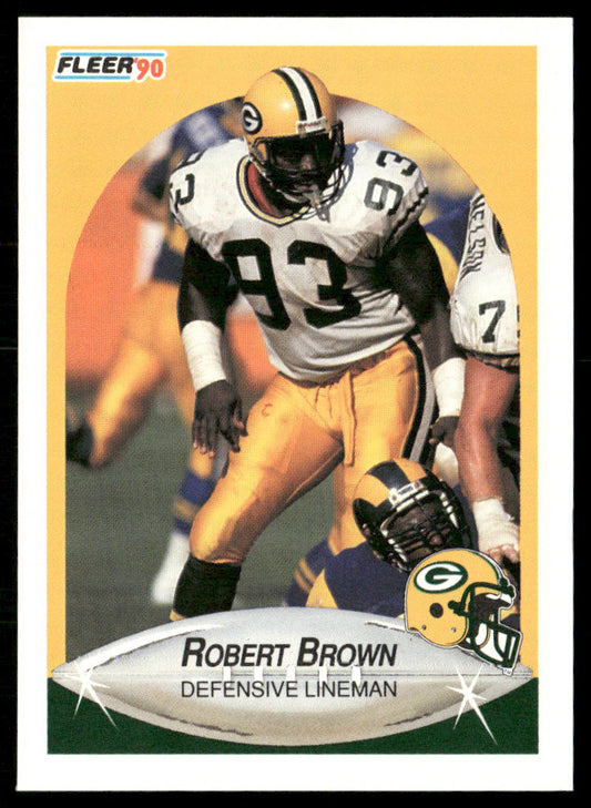 Robert Brown 1990 Fleer #169 RC Green Bay Packers