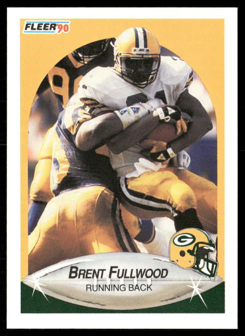Brent Fullwood 1990 Fleer #171 Green Bay Packers
