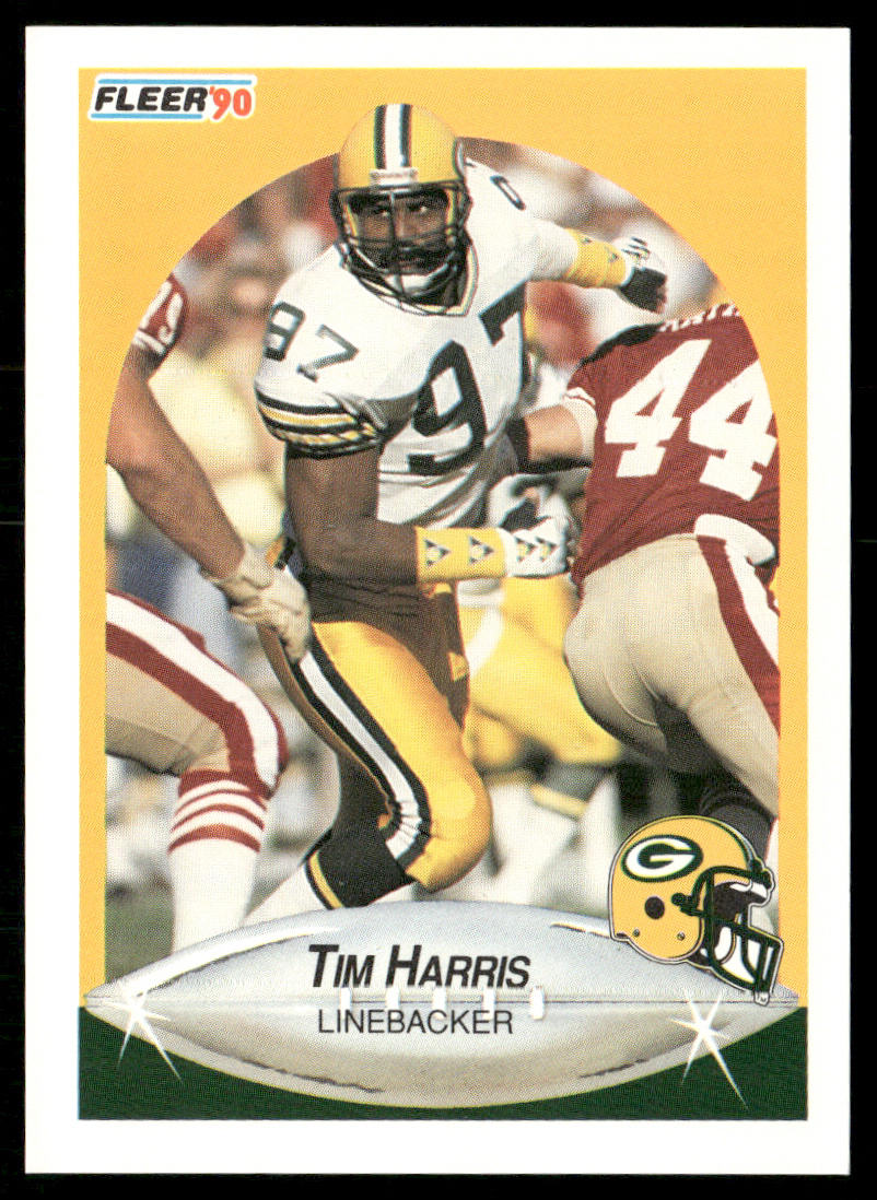 Tim Harris 1990 Fleer #172 Green Bay Packers