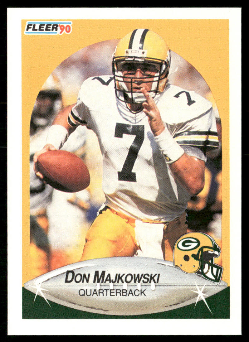 Don Majkowski 1990 Fleer #175 Green Bay Packers