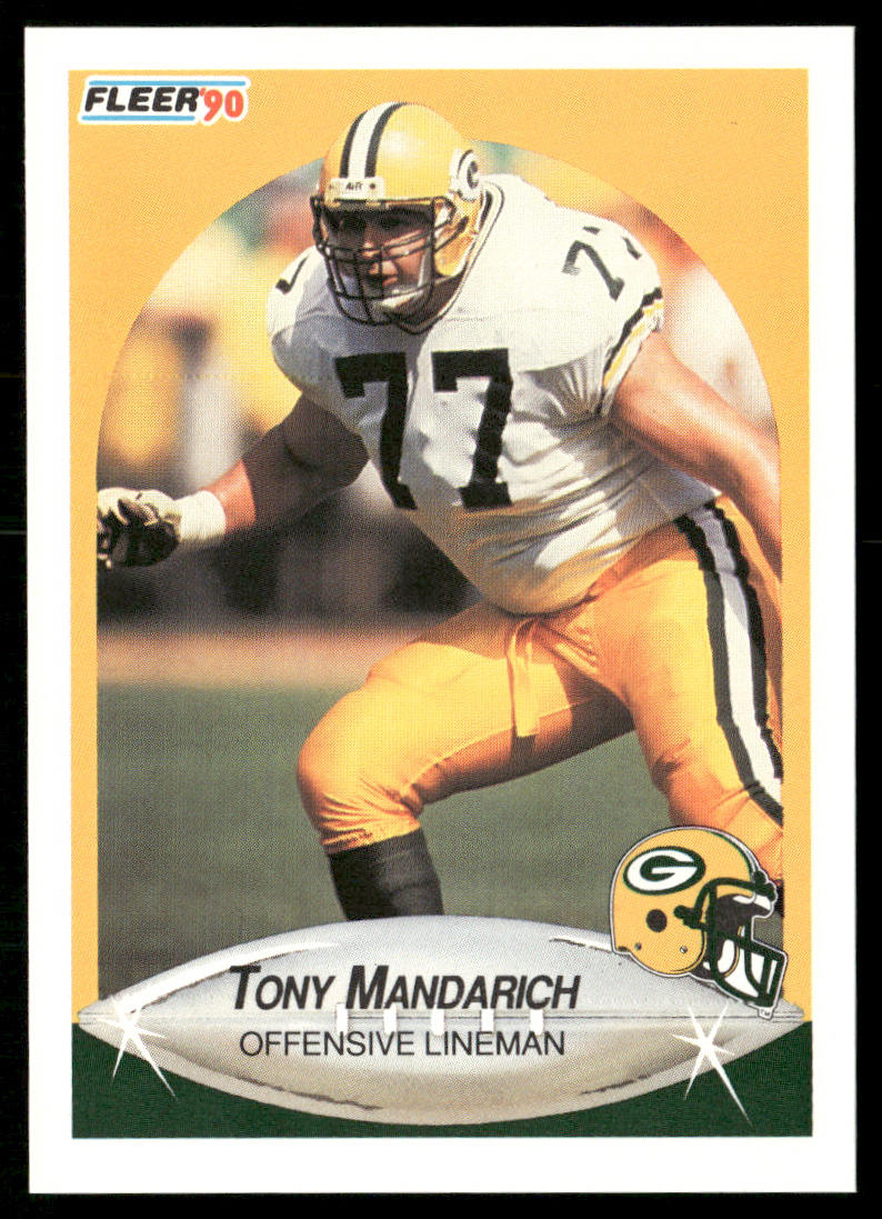 Tony Mandarich 1990 Fleer #176 Green Bay Packers