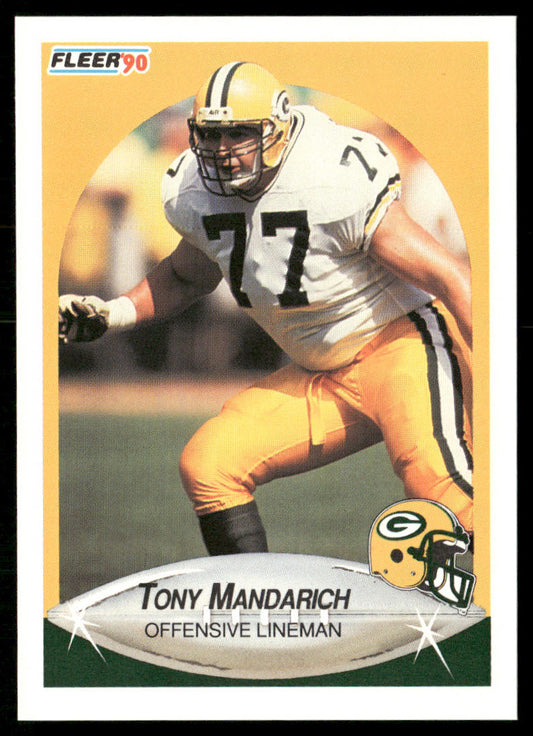 Tony Mandarich 1990 Fleer #176 Green Bay Packers