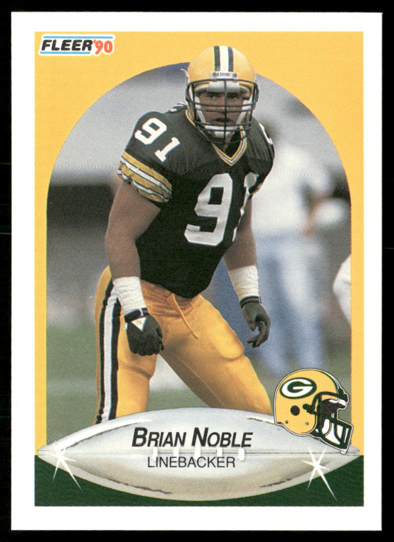 Brian Noble 1990 Fleer #178 Green Bay Packers