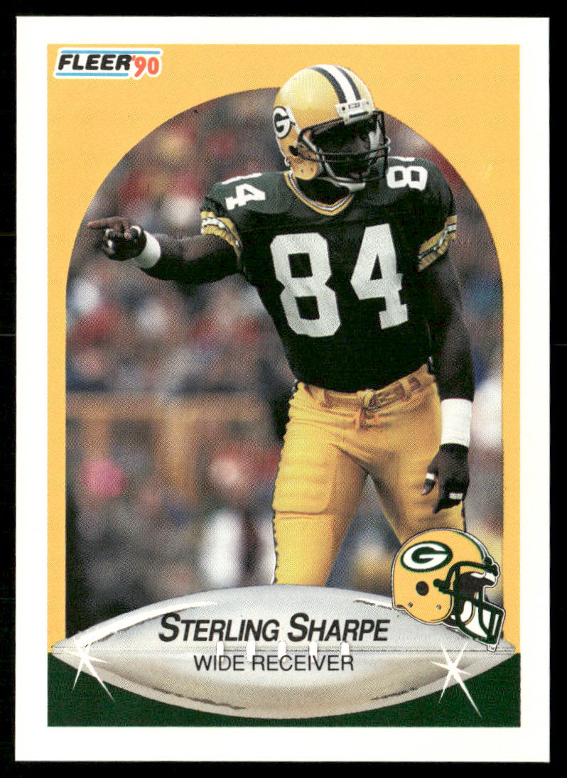 Sterling Sharpe 1990 Fleer #180 Green Bay Packers