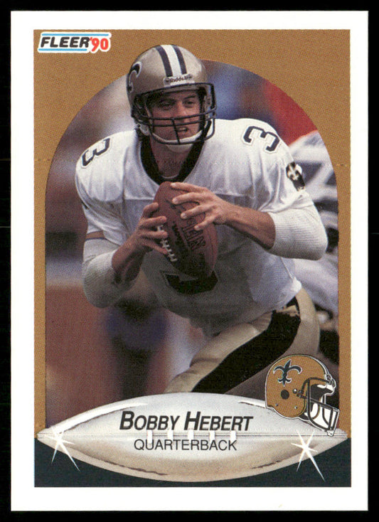 Bobby Hebert 1990 Fleer #187 New Orleans Saints