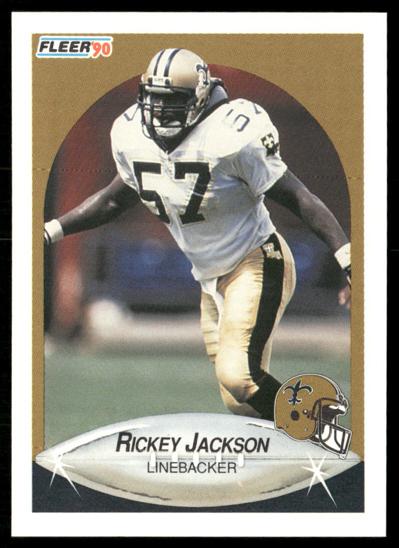 Rickey Jackson 1990 Fleer #190 New Orleans Saints