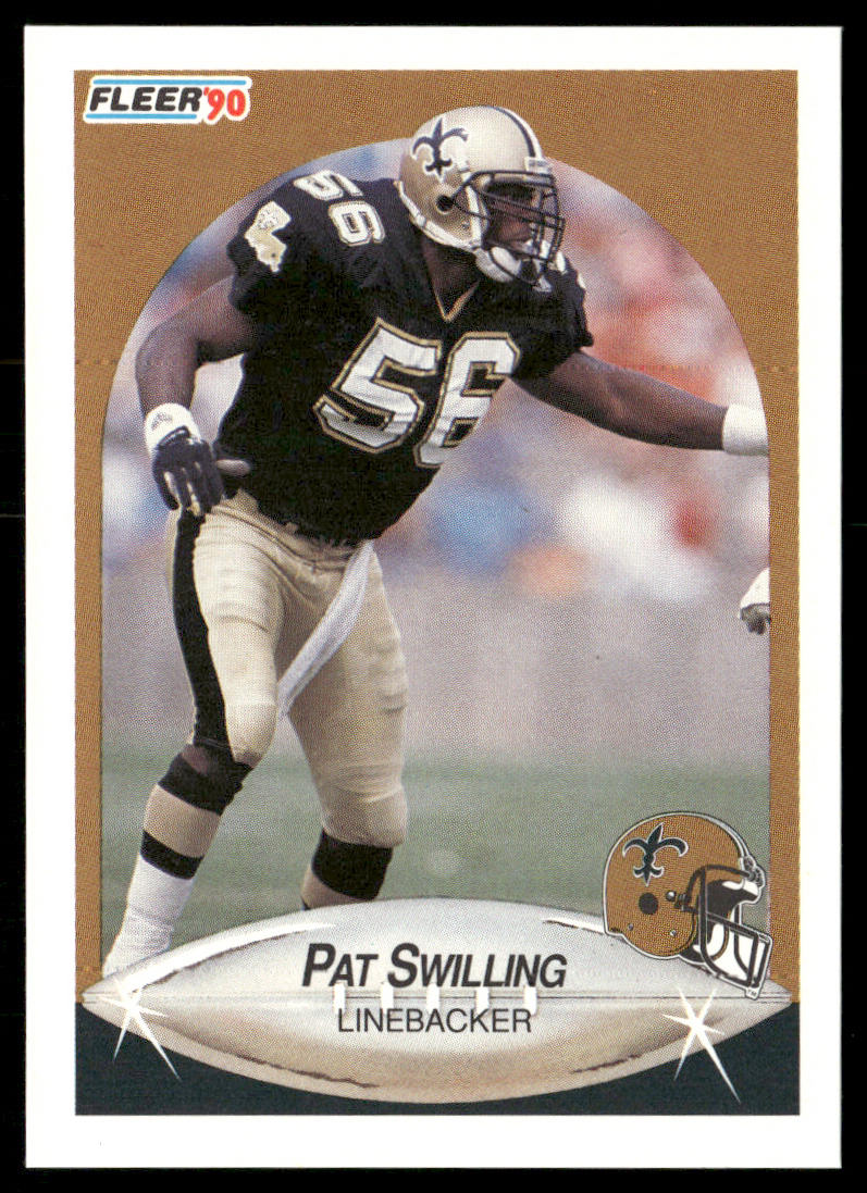 Pat Swilling 1990 Fleer #195 New Orleans Saints