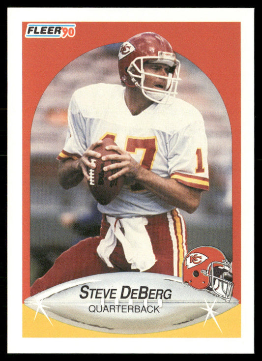 Steve DeBerg 1990 Fleer #199 Kansas City Chiefs