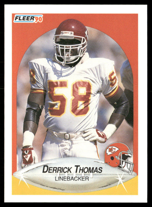 Derrick Thomas 1990 Fleer #209b Kansas City Chiefs