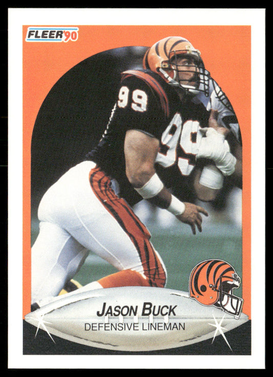 Jason Buck 1990 Fleer #212 Cincinnati Bengals