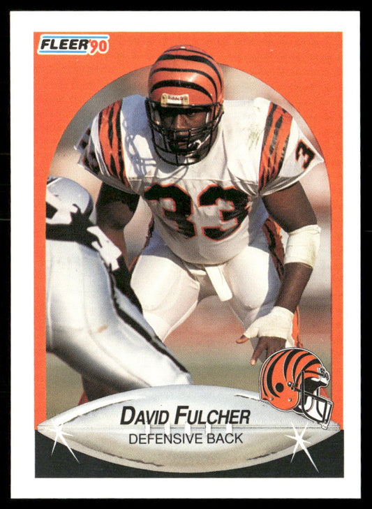David Fulcher 1990 Fleer #215a Cincinnati Bengals